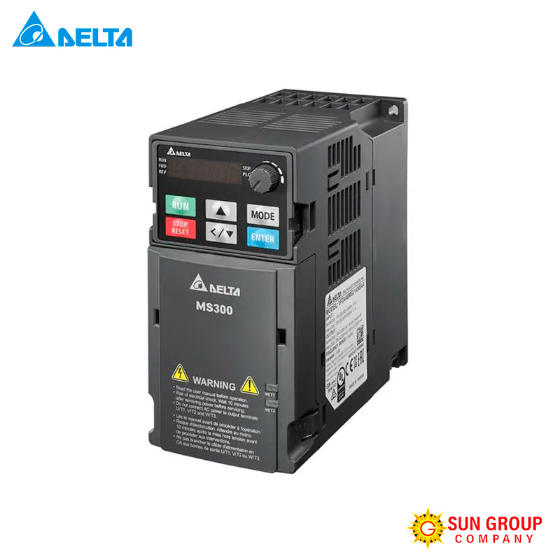 VARIADOR DE FRECUENCIA DELTA ELECTRONICS VFD7A5MS21ANSAA MONOFASICO 1.5KW-2HP, 7.5A, 200-240VAC